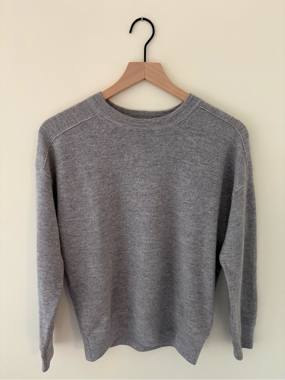 Madewell Merino Wool Women’s Gray Crewneck Sweater